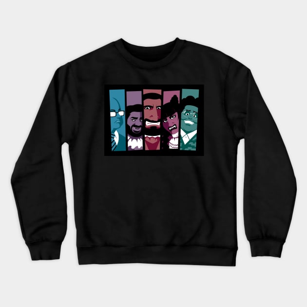 What We Do in the Shadows colourblocks Crewneck Sweatshirt by VictorianClam